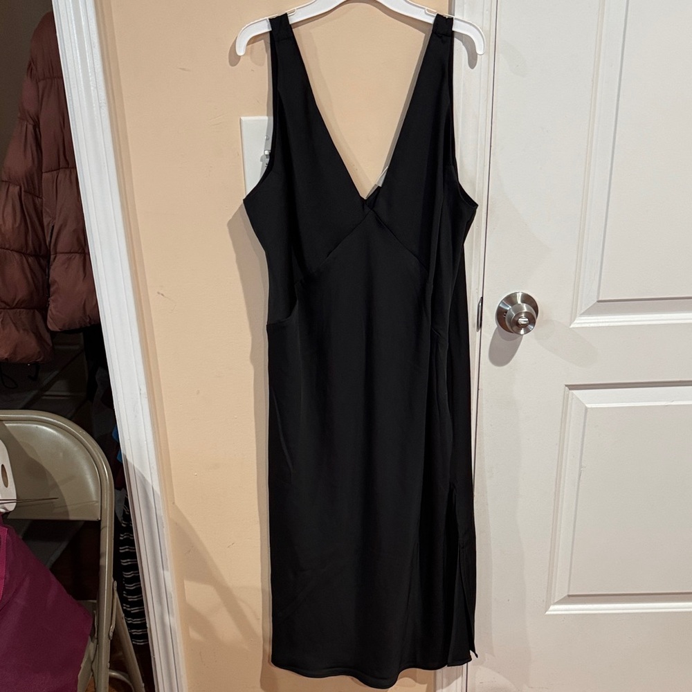 a new day Chic Black Sleeveless Backless Dress